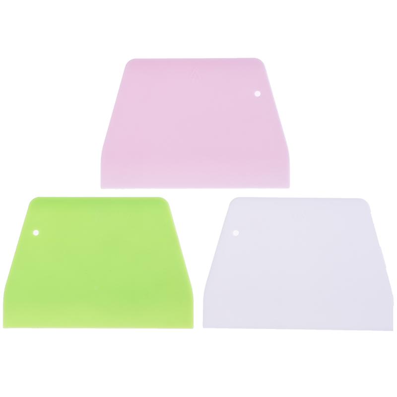 1Pc Trapezoid Cream Cake Scraper Dough Cutter Cake Spatula Pastry Bakery Tools