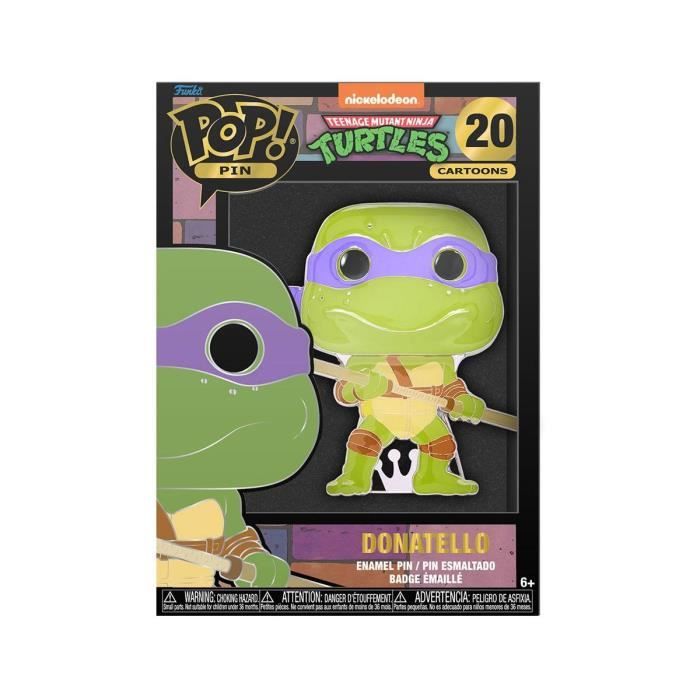 Pin's - FUNKO - Les Tortues Ninja - Donatello - Blanc - Adulte - Intérieur