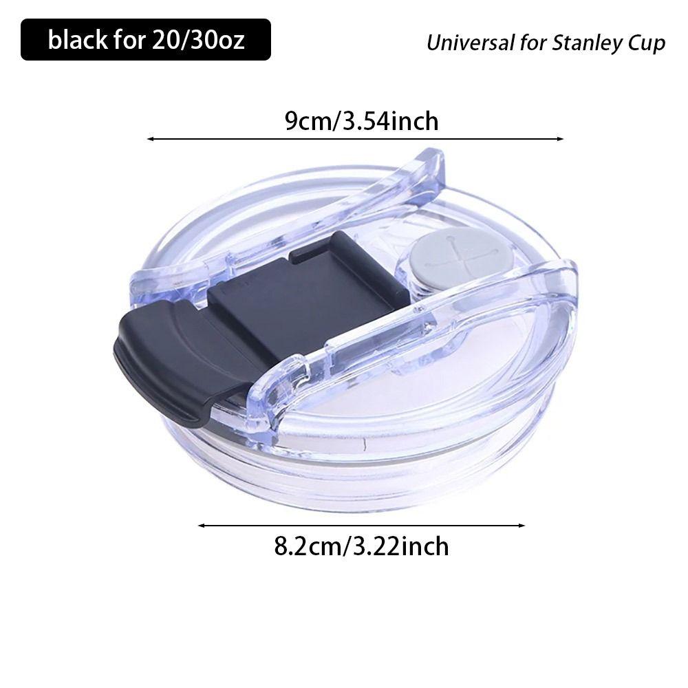 1Pcs New for Cup with Handle Bottle Cover 20/30/40oz Themos Tumbler Cup Cap Splash Spill Proof Multicolor Plastic Lids Cup Holders 5