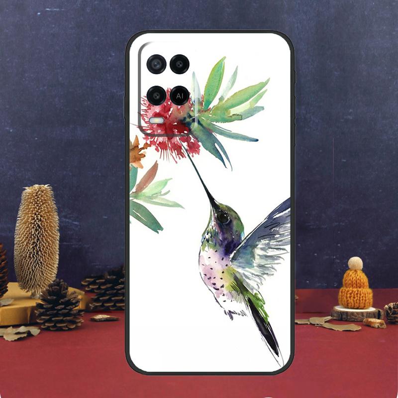 Hummingbird Case For Oppo A60 A80 A40 A6 A5 Pro A15 A16 A17 A57 A94 A74 A54 A76 A96 A18 A38 A58 A78 A98