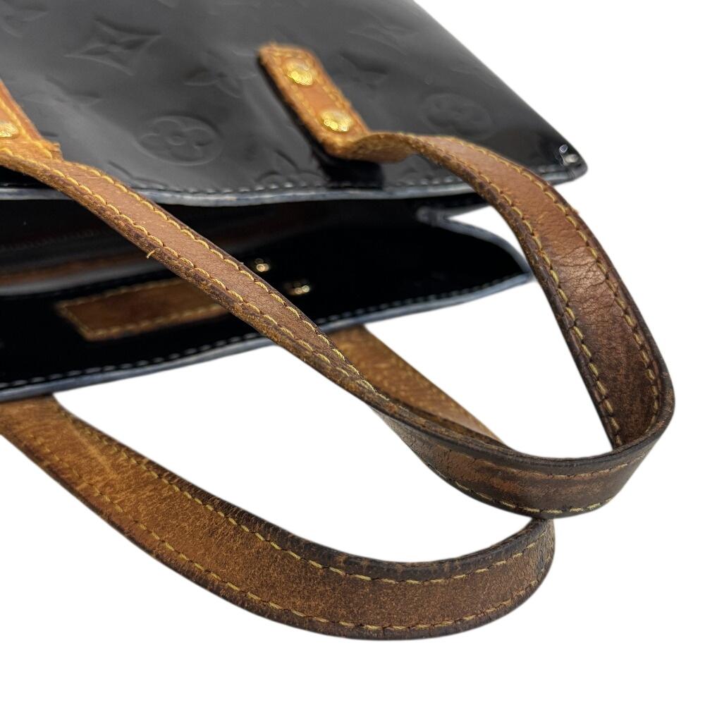 LOUIS VUITTON M91993 Mini bag tote Monogram Vernis enamel Lead PM Handbag Amarrant enamel Used
