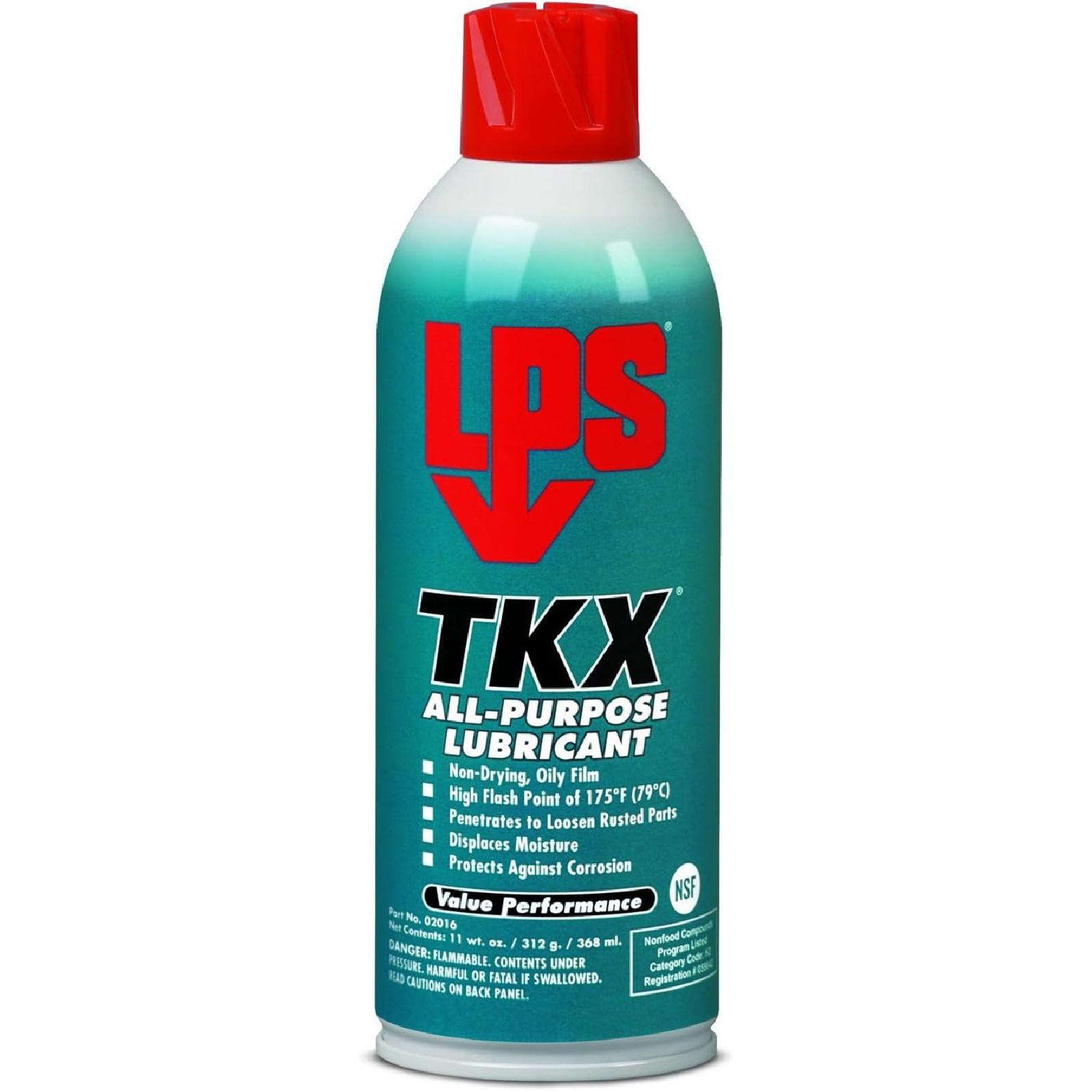 

LPS TKX Green Lubricant - 11 oz Aerosol Can - Food Grade - 02016 [PRICE is per EACH]