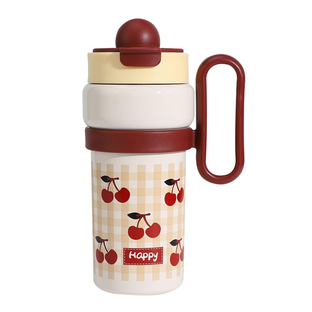 

Portable 900ML Vacuum Cup Insulation Or Cooling High-Capacity Insulated Cup With Handle Thermal Mug for Student Children 801-900ml червоний