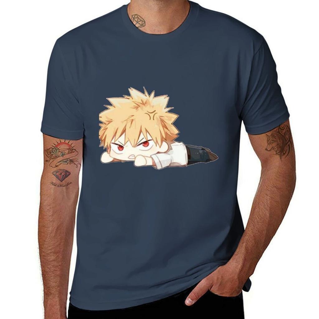 Cute Bakugou Katsuki Chibi  Bnha Tshirt Urban Style Print Tshirt
