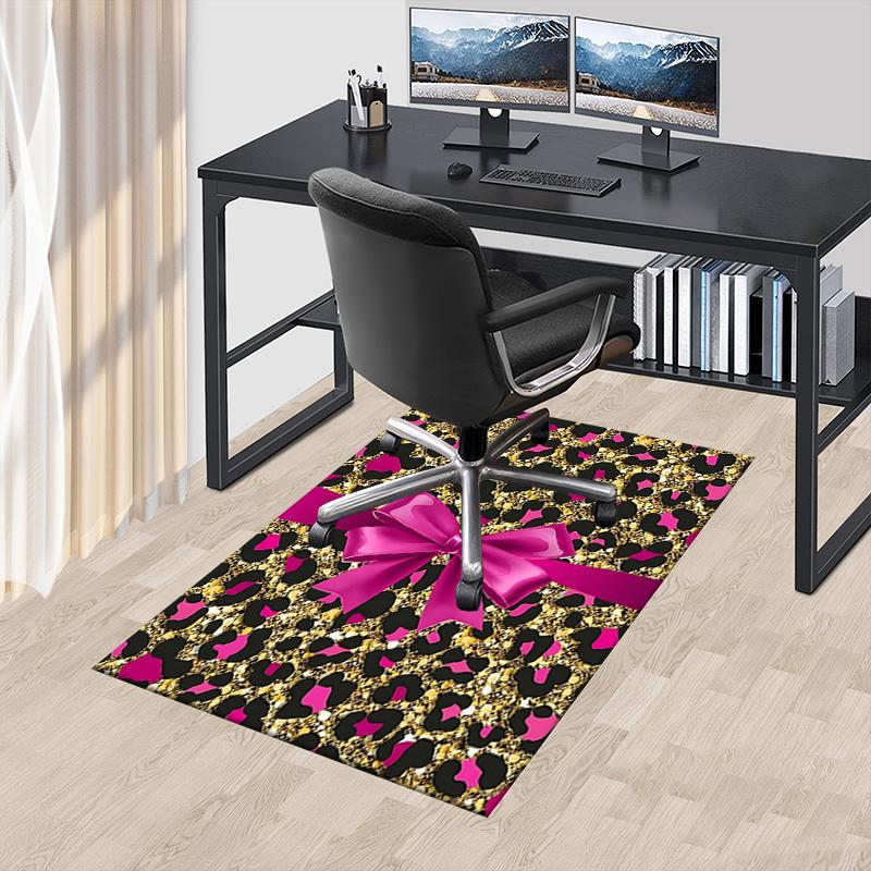 1PC Leopard print Glitter Extra Large Non-Slip Floor carpet, Office, family, bedroom, Studio - Large Area Rug Indoor Rugs, Vibrant Colors-W274