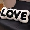Love Letter Pillow Lumbar Waist Cushion Designed For Couch Living Room Valentine's Day Wedding Ceremonies Celebration Decorations