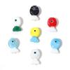 2 PCs Cute Lampwork Glass Ocean Beads Fish Animal Multicolor For DIY Making Jewelry About 20mm X 13mm, Hole: Approx 0.8mm