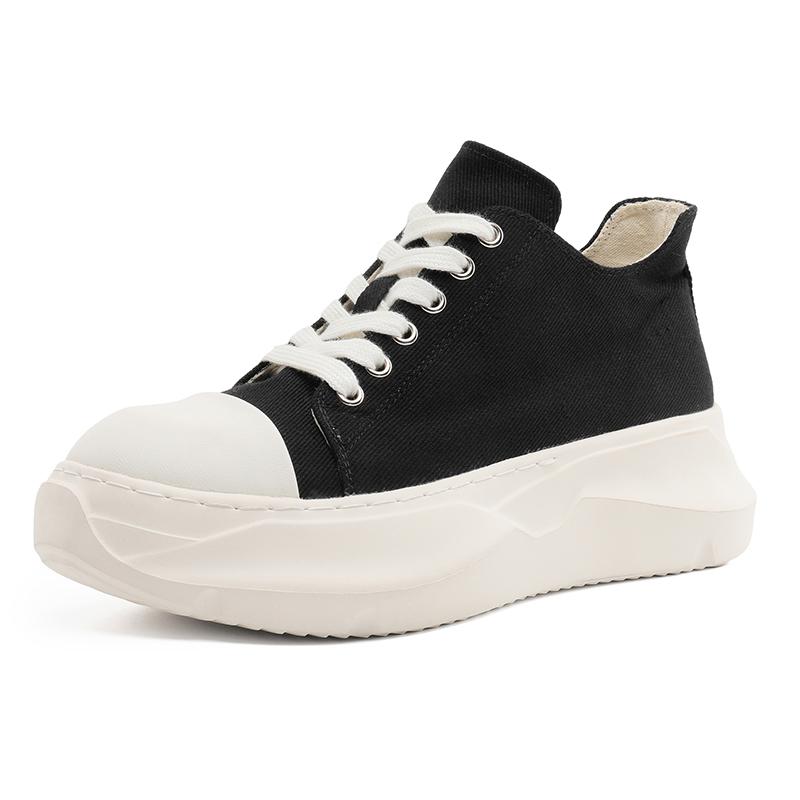

New High Street Trend Men s Casual Shoes Canvas Shoes Sports Height Increasing Versatile Daily Anti Slip Men s Shoes 39