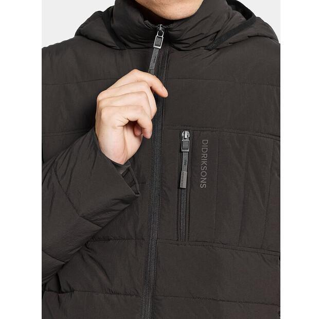 Winter Jacket Didriksons Jona Usx Jkt 504923, Black, Standard Fit