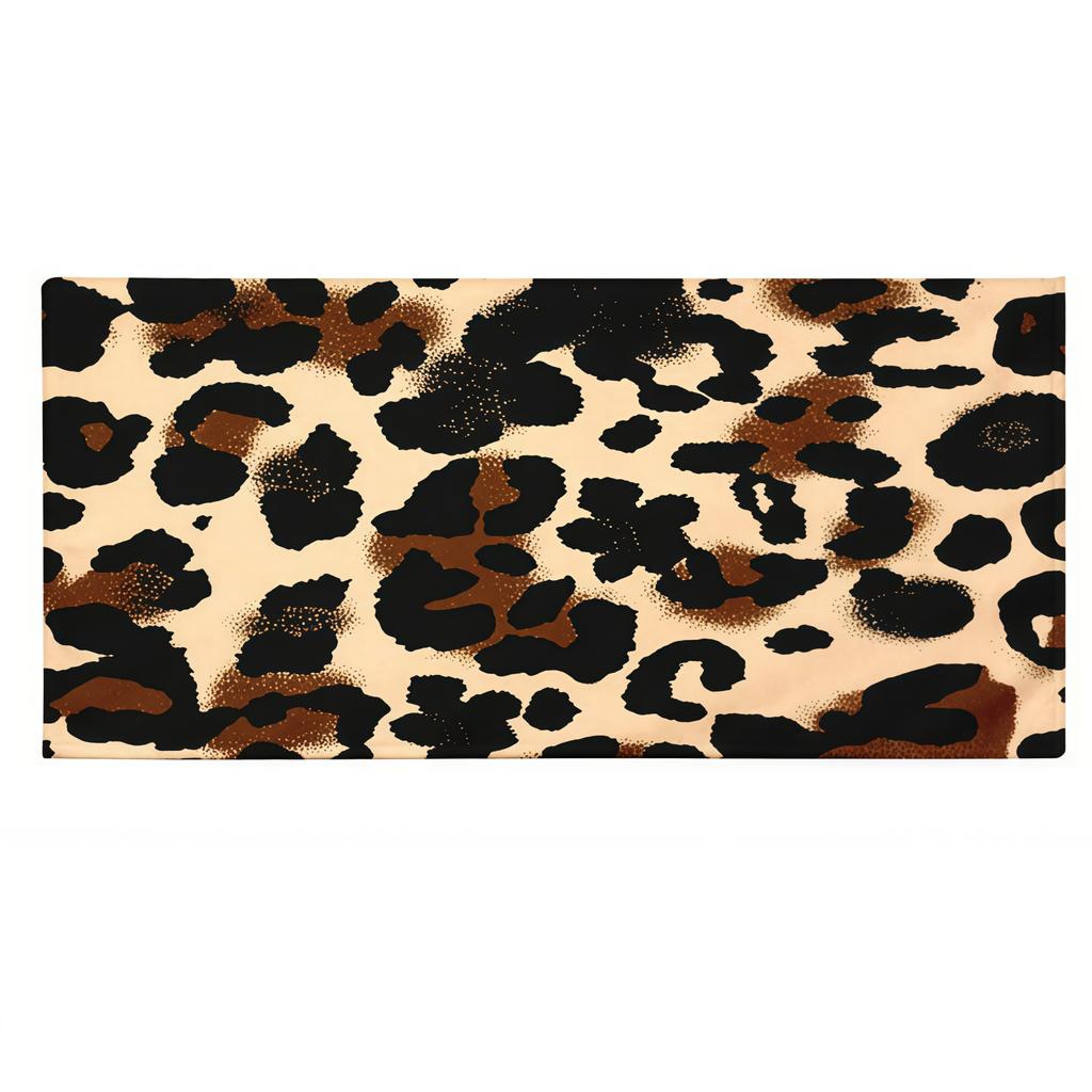 Leopardenmuster Handtuch Unisex Leicht Saugfähig für Pool Strand Camping Tauchen Surfen Sommer Wesentlich Geschenk