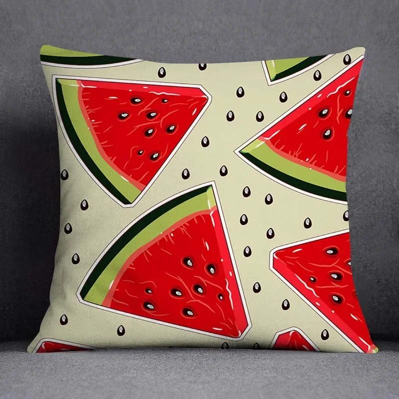 Fruit Pattern Home Decoration Pillowcase Square Pillowcase Home Office Decoration Cushion Cover