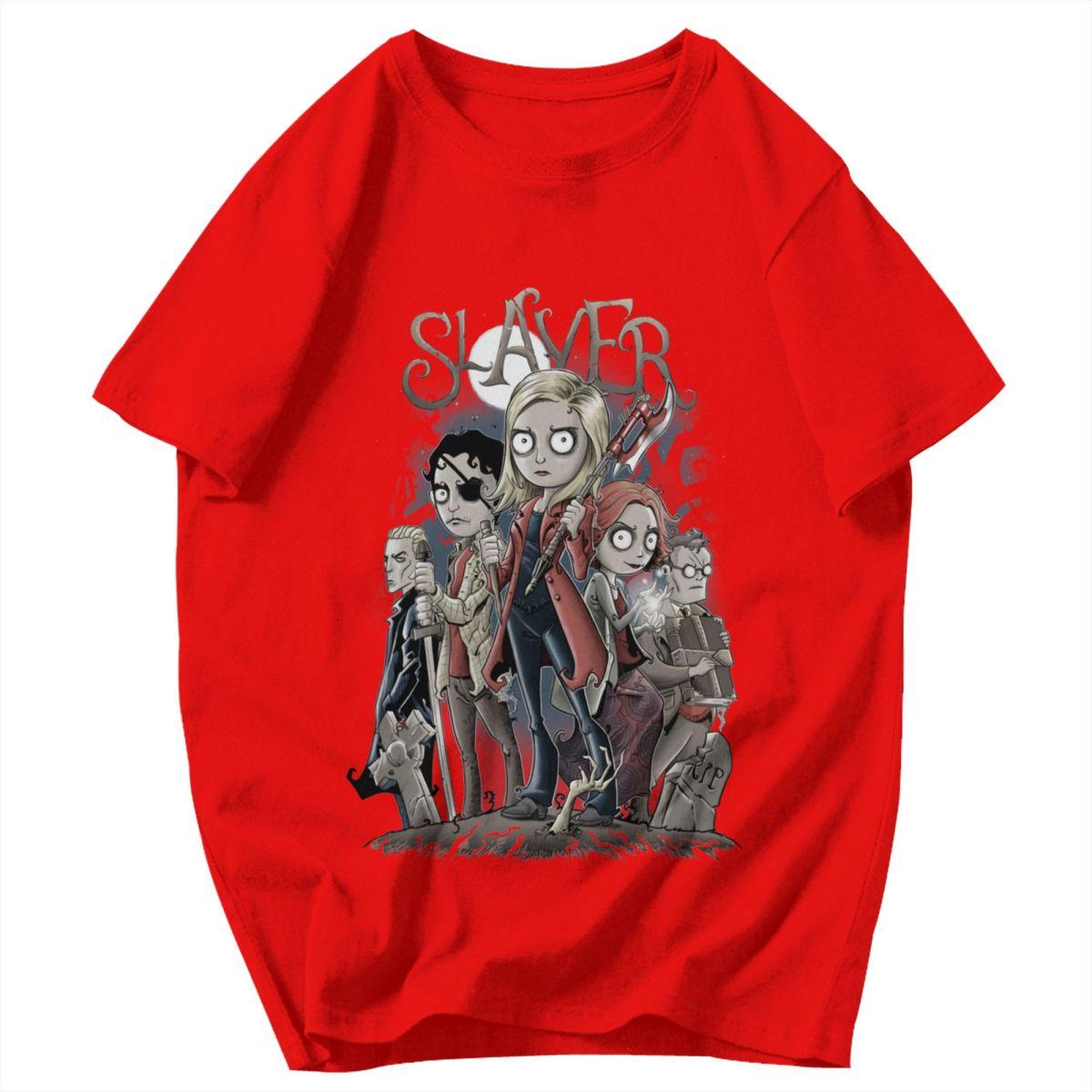 Men T Shirt Buffy The Vampire Slayer Idea Y2K Graphic Crewneck Unisex Tops T Shirts S