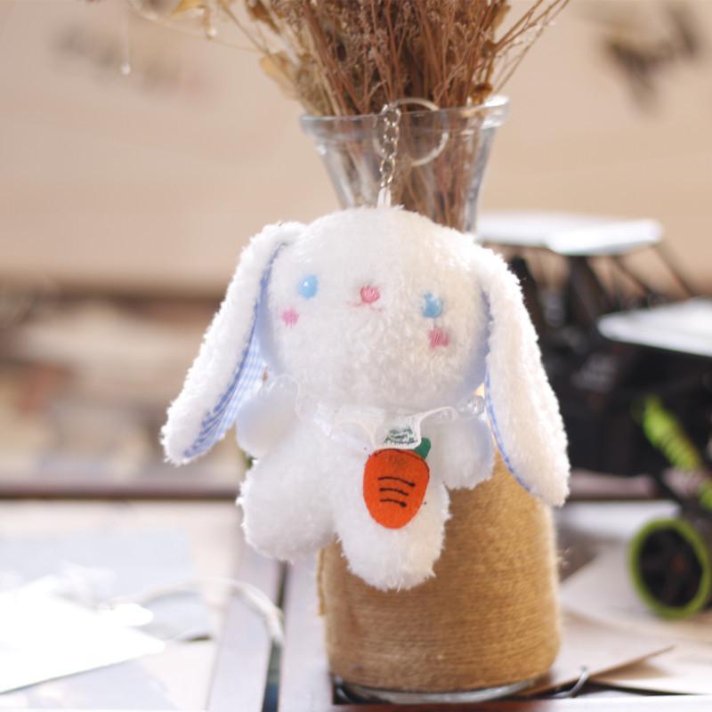 Adorable Plush Fruit Bunny Keychain With Soft Short Plush And Pp Cotton Perfect Gift