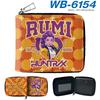 K-Pop Demon Hunters Short PU Zip Wallet Anime Card Holder Mini Coin Purse Black 1pcs