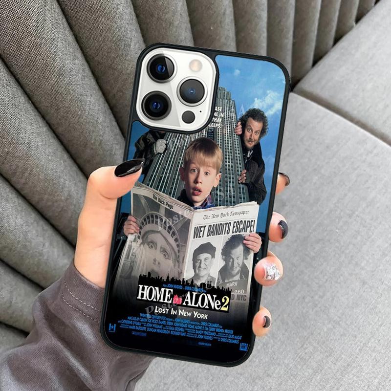 Home Alone Phone Case For iPhone 17 Air 16 16e 15 13 14 Pro Max 11 12 Plus 2022 MAX Shell Cover coque