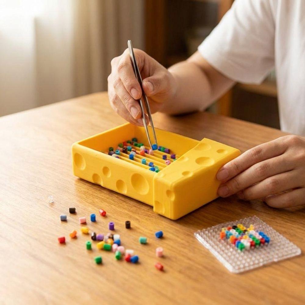 Dust-proof Fuse Beads Picking Tray Efficient Bead Organizer Tray Beading Supplies