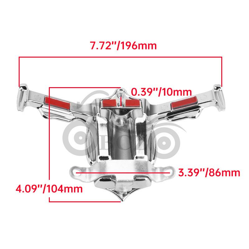 Harley Glide Electroplated Engine Cover Accessory