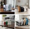 4pcs Acrylic File Organizer Acrylic File Holder Clear Files Sorter Purse Organizer Desk Files Organizers File Folder Organizers