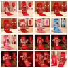 Blessing Words 3D Creative Red Envelopes Spring Festival Red Lucky Bag 3D Money Pocket HongBao Chinese New Year