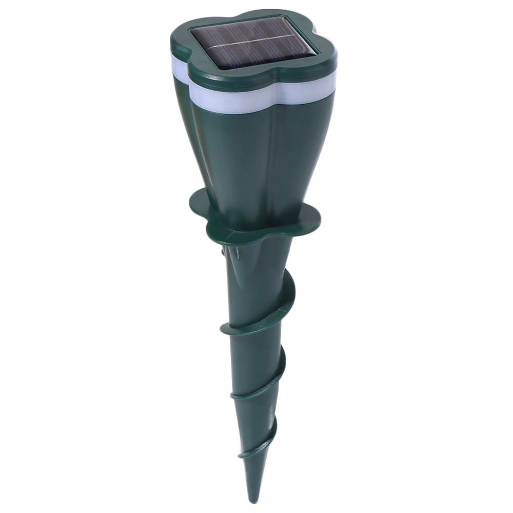 Ultrasonic Solar Powered Mole Repellent Groundhog Deterrent  For Outdoor Garden Lawns Yard