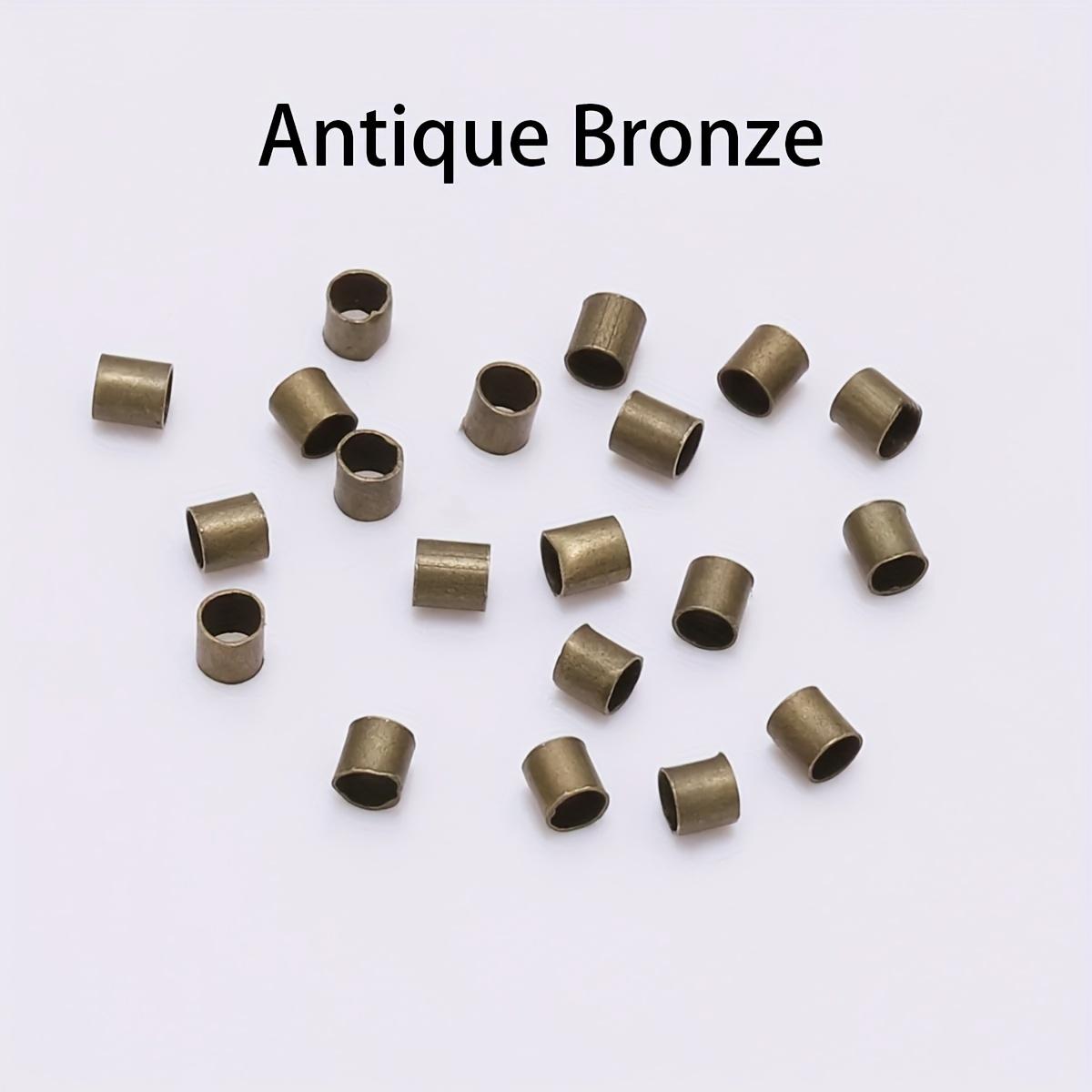 

200 шт./лот 1,5 2,0 2,5 мм Золотые Медные Обжимные Концевые Бусины Стопперы Разделительные Бусины для Изготовления Ювелирных Изделий Фурнитура Ожерелье 2.5MM
