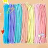 100Pcs Multiple Color Pipe Cleaners Craft Kit Flexible Bendable Wire Chenille Stems Children DIY Craft Decoration Making Kit Kids Girl Art Project