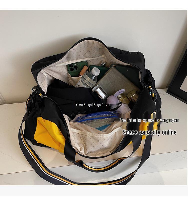 Unisex Large Capacity Travel Bag - Portable Crossbody for Business Trips & Fitness