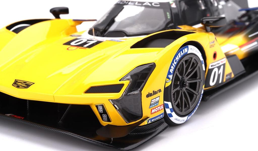 TOP SPEED Cadillac GTP IMSA Daytona 24 Hours 3rd Place Car 2023 Chip Ganassi Racing 1/18 V-LMDh #01 (Finished Model)