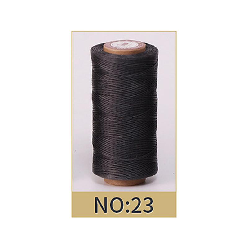 Hilo Encerado de 0,8 mm de Grosor para Cuero, Cordón Encerado para Manualidades DIY, Hilo para Coser a Mano, Hilo Plano Encerado para Coser