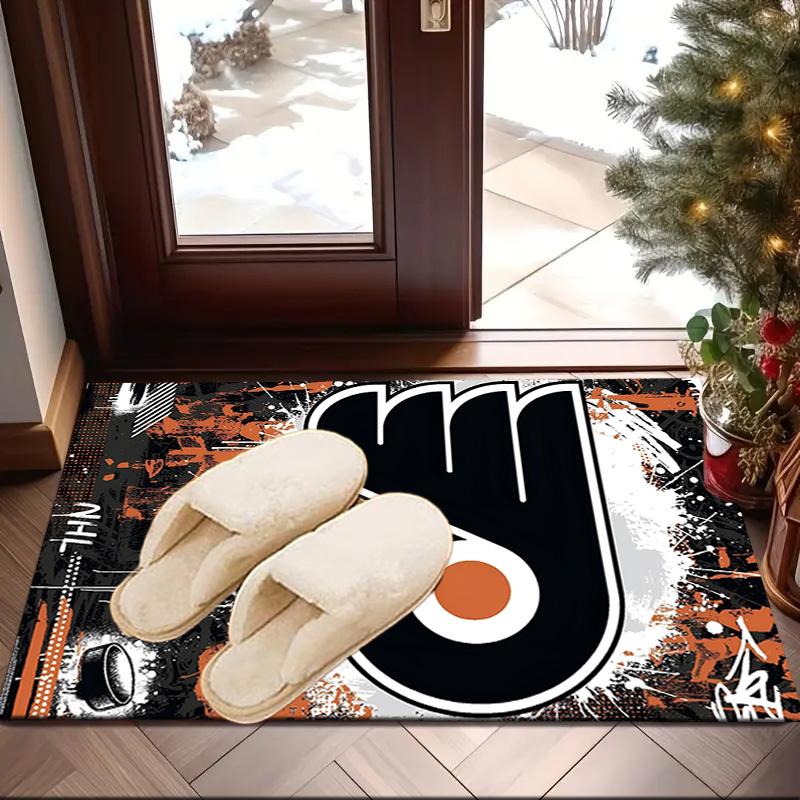 Flyers Hockey Team Area Rug Suitable for Indoor And Outdoor,Carpets for Kitchens, Homes, Offices, Living Rooms,Home Decor,Christmas Gift