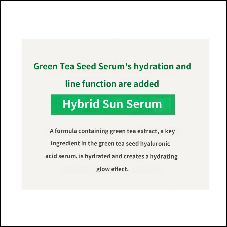 Innisfree Zielona Herbata Hialuronowe Nawilżające Serum Przeciwsłoneczne SPF50+ PA++++ 50ml Lekka Nawilżająca Ochrona UV