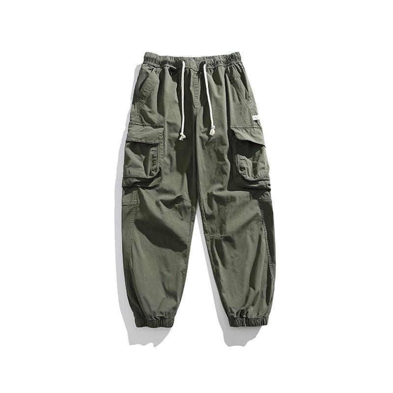 Herren-Leggings Trendmarke lockere Latzhose lässige Herren-Außenhose Herren-High-End-Hose Herrenbekleidung