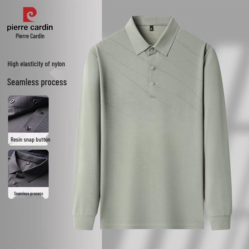 Pierre Cardin Men s Wrinkle-Resistant Long Sleeve Polo Shirt XL