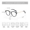 ZENOTTIC Retro Round Optical Prescription Eyeglasses Frames Unisex Ultralight Acetate Metal Spectacle Frame