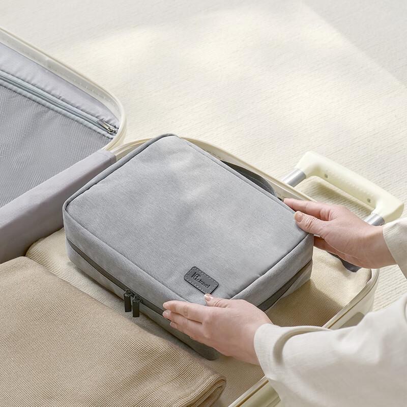 Bonayun Hanging Toiletry Bag, Large Capacity Portable Travel Makeup Bag, Storage Pouch, Multifunctional Organizer, Foldable, Splash-Resistant