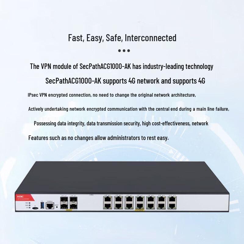 H3C SecPath ACG1000-AK235 Application Control Gateway (CN version)