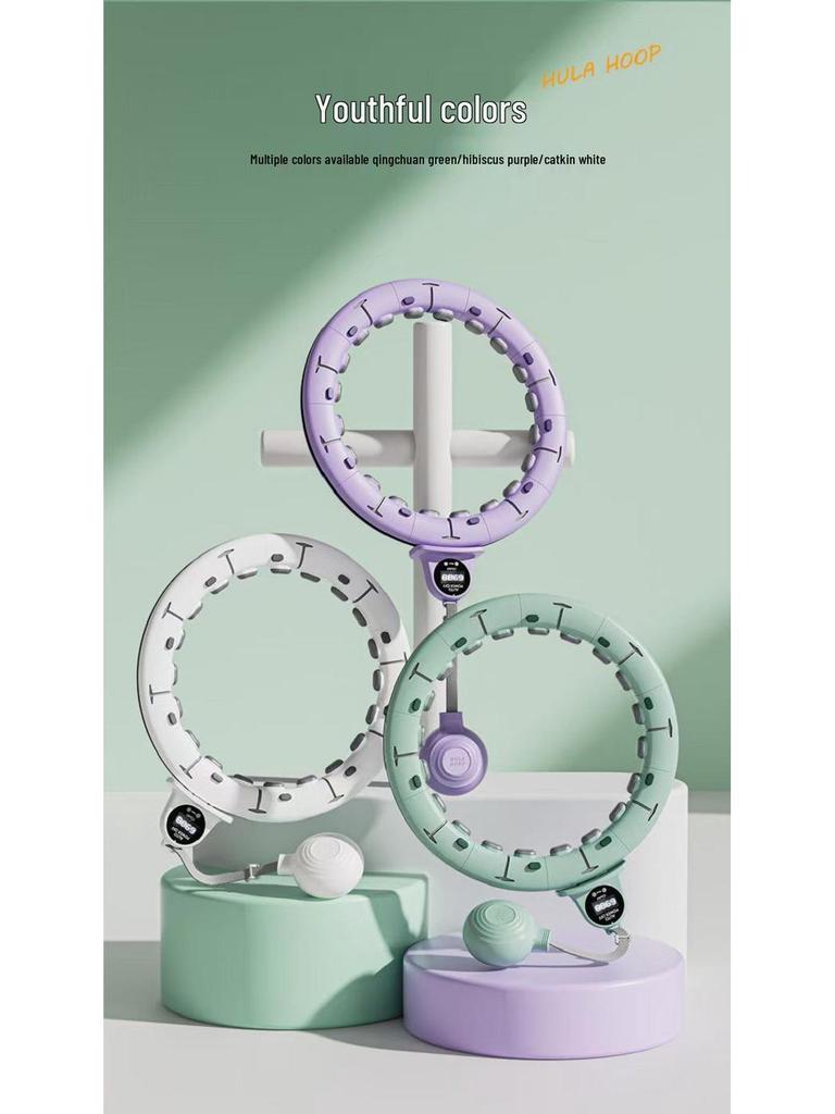 Inteligentne liczenie Hula Hoop: Damski Cichy, Odpinany, Nieopadający Design do Redukcji Tkanki Tłuszczowej na Brzuchu
