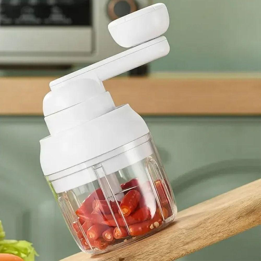 Multifunctional Vegetable Mincer 250ML Capacity Garlic Crusher Garlic Paste Maker  Small Household