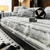 Rabbit Plush Internet Celebrity Sofa Cushion Autumn And Winter Thickened Seat Cushion Non-Slip Sofa Cover Light Luxury High Sense Cover Cloth Towel