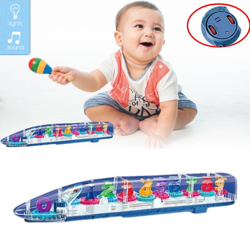 Sensory Calming Autism Led Light Train Toy With Music Special Needs Child Gift