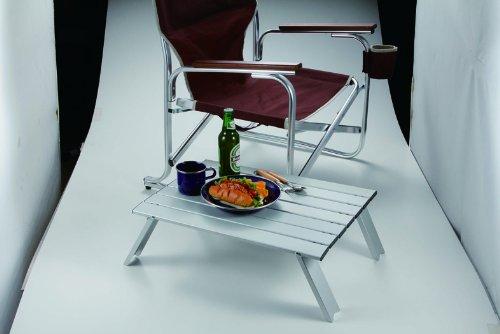 Captain Stag Camping BBQ Desk Aluminum Roll Table Low Style UC-501