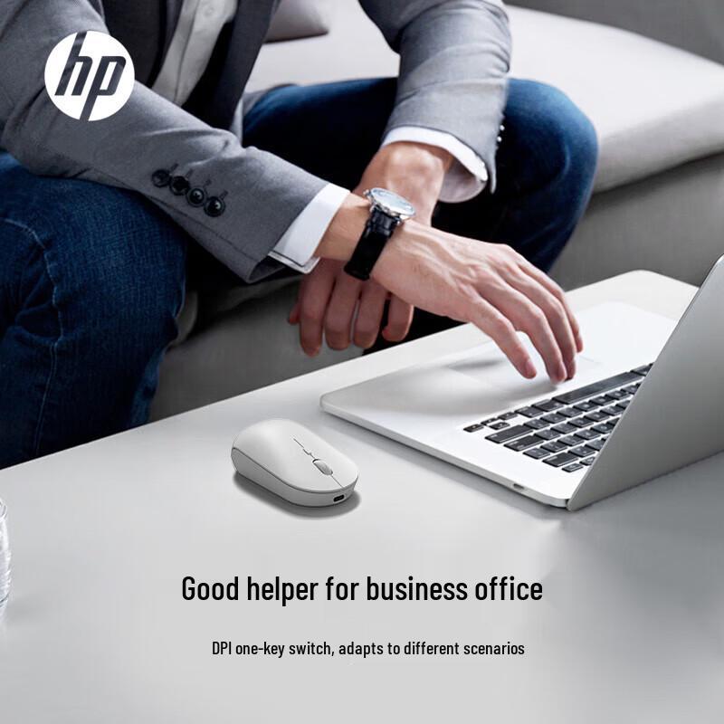 HP M241C White Dual-Mode Wireless Office Mouse
