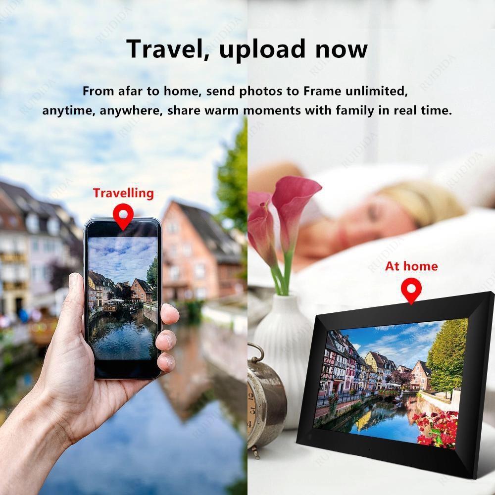 10.1 Inch HD 16GB WIFI Digital Picture Frame Big Storage Capacity Smart Electronic Image Album Digital Photo Frame
