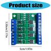 4 Channel MOSFET Pulse Triggers Switches 4-20V to 3.7-27V Driver Board 4 Way PLC Amplifier Board Driver Controller Board