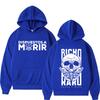 Unisex Gothic Skull Hoodie Y2K Aesthetic Oversized Sweatshirt Vintage Graphic Pullover HipHop Men's Women's Hoodies Top