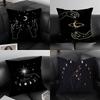 C-Celestial H-Hands Art Print Cushion Cover Pillowcase Ultra Soft Skin Friendly Fabric Cloud Like Comfort & Concealed Zipper
