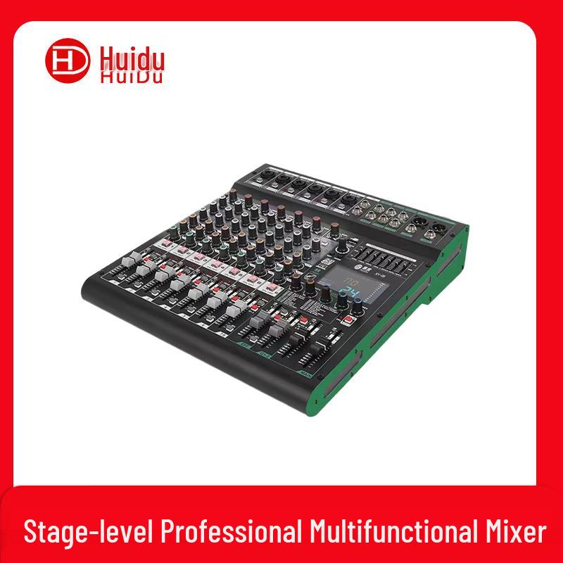 HuiDu XY-08 Professional Audio Mixer with 99 DSP Effects