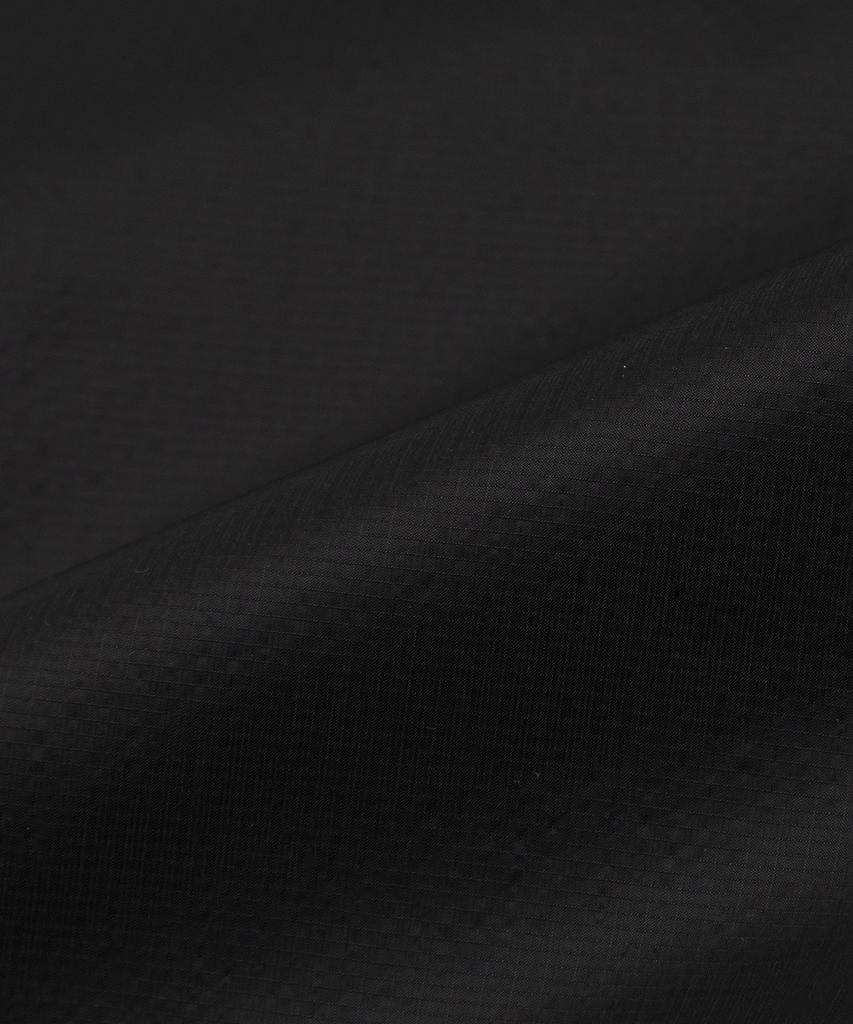 LETTERCOMO Light Sheer Hooded Jacket Black