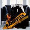 1pc Rammstein-Inspired Home Decor: Cozy Flannel Blanket, Perfect Gift for Bedroom, Living Room, Travel, Camping, Car, Beach, Office Naps, Ideal Sofa T