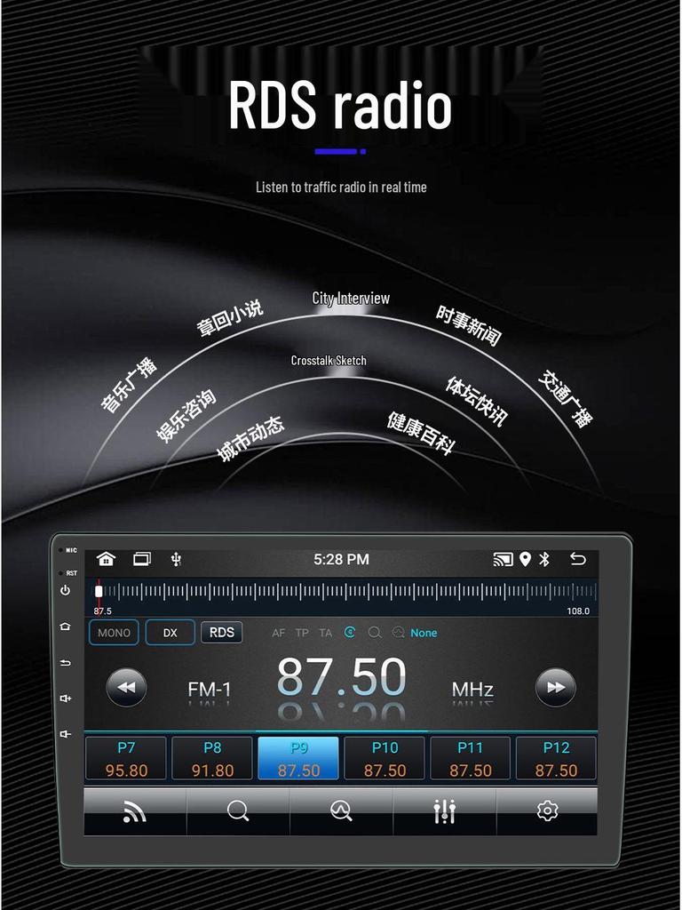 Peugeot 508 7-inch Navigation Touch Screen Hardware with Carplay